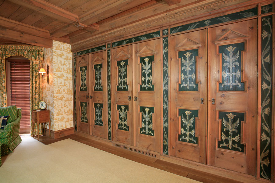 Painted Armoire Doors